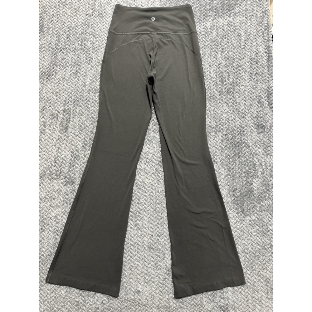 Lululemon Women's Groove Super High Rise Flared Pant Sage Olive Green Size 6